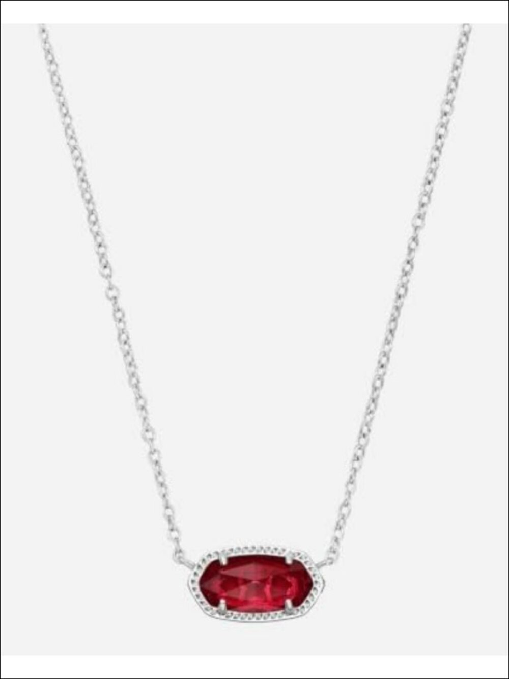 14k Gold-Plated Pendant Necklace with Cubic Zirconia, 15in Chain